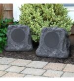 Innovative Bluetooth Outdoor Rock Speakers Pair – Water-Resistant - Image 2
