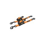 Muddy 1"x10' Retractable Ratchet Straps 2-Pack Cargo Tie Downs