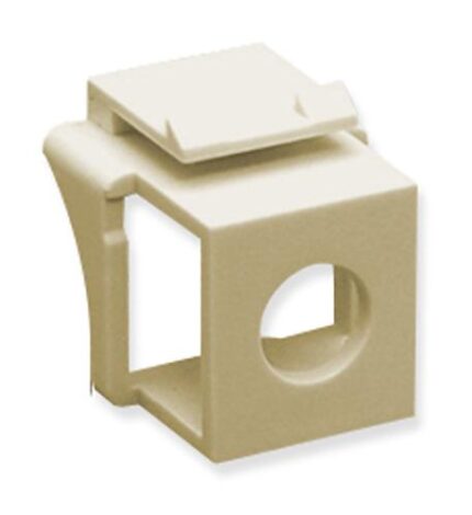 ICC IC107BN2AL Almond Cable Feedthrough Inserts for Keystone Plates