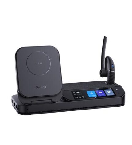 Yealink YEA-BH71 Wireless BT Headset with Touchscreen & Qi Charger