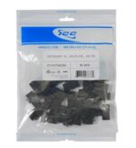 ICC IC107C6CBK Cat 6 In-Line Coupler Jack 25 Pack