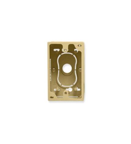 ICC Ivory 1-Gang Junction Box for Media Distribution