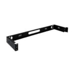 Wavenet 1U Hinged Wall Bracket 19" Wide Black