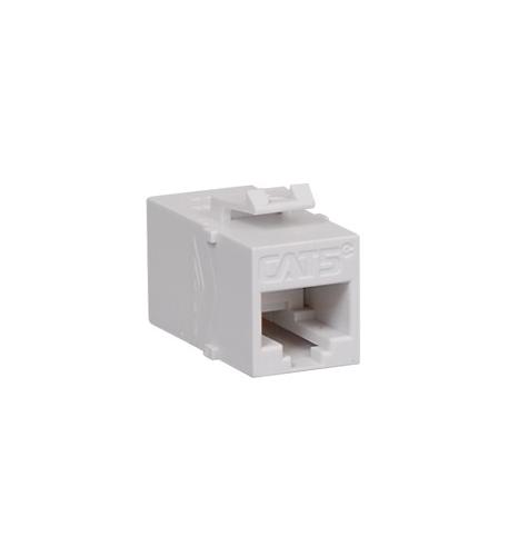 MODULE, COUPLER, CAT5e WHITE ICC White Cat5e In-Line Keystone Modular Coupler - Image 1