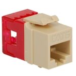 ICC Ivory Cat 6 HD Keystone Jack - High-Speed Network
