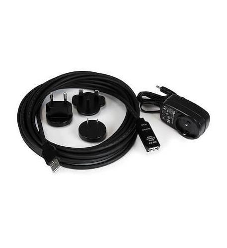 330000102002 10m USB2 cable, PSU Yealink 10m USB2 Extension Cable with Power Adapter - Image 1