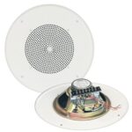 Bogen 8 Inch Ceiling Speaker 4-Watt Off-White Enamel