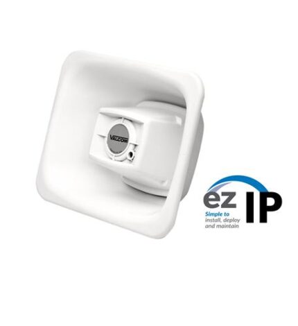 VALCOM White SIP PoE Speaker for Indoor and Outdoor Paging