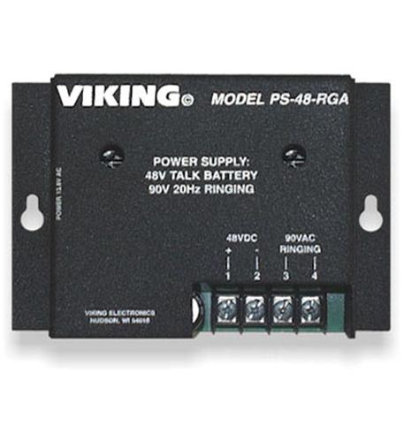 Power Supply, 48V Talk Battery Viking Electronics RGA 48V Power Supply for Key and Paging - Image 1