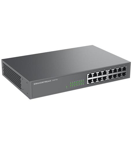 Unmanaged Network Switch, 16 x GigE Grandstream 16-Port Gigabit Unmanaged Network Switch GS-GWN7702 - Image 1