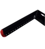 ICC 5 RMS Wall Mount Utility Rack - Sturdy Steel, Black - Image 2