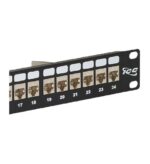 ICC Shielded Cat6A 24-Port Patch Panel with Cable Management - Image 2