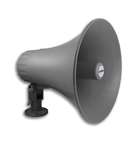 30 Watt Paging Horn 8 Ohm and 70V 25V Viking VK-300AE 30W 10" Weatherproof Paging Horn 8Ω 25V 70V - Image 1