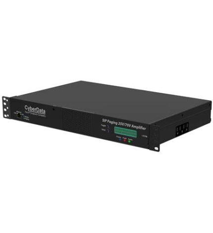 CyberData 25V/70V SIP Paging Amplifier with Scheduler for Bu