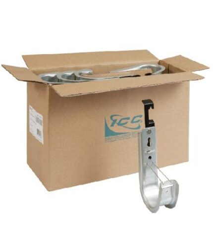 ICC J-Hook 2in Bat Wing, 25 Pack - Durable Steel Cable Support