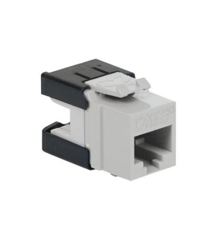 ICC White Cat6A Modular Keystone Jack HD - High Speed