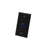 ICC Black 1-Gang Single Port Faceplate for Data & Voice - Image 3