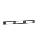 ICC Durable Metal 1U Fiber Optic Blank Patch Panel for 19-In