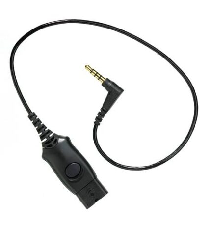 Plantronics PL-38541-02 Right Angle 3.5mm Cable for Cell Phones