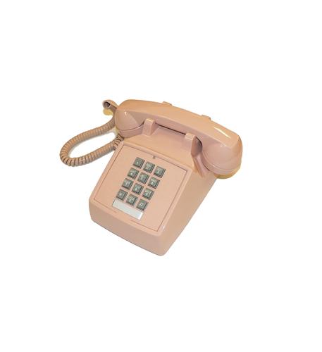 250013-VBA-20M Desk w/ Volume BEIGE Cortelco ITT-2500-V-BG Beige Desk Phone w/ Volume Control - Image 1