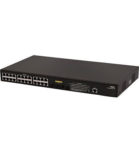 QX-S1024GT-4G-PW, 24 x 1 Gigabit PoE por NEC QX-S1024GT-4G-PW 24 Port Gigabit PoE+ Switch - Image 1