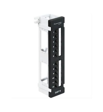 Wavenet CAT6 12-Port Patch Panel Wall Mount Ethernet