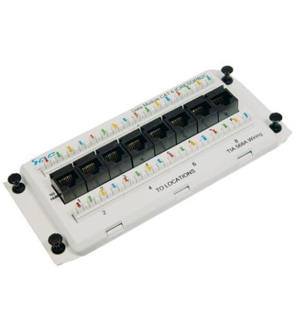 ICC CAT 6 8-Port Data Module for Home Networking