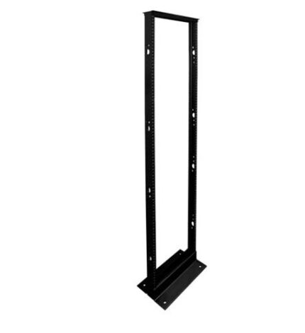 7' 45U 2 Post Steel Rack - 1000lbs Load, 19" Wide