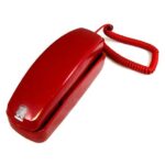 Golden Eagle Trimstyle Red Corded Phone with Electronic Ringer