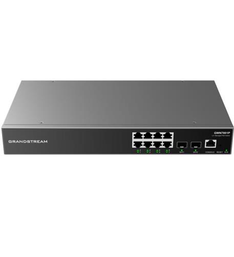 Enterprise Layer 2+Managed 8 port POE Grandstream GS-GWN7801P 8-Port Gigabit PoE Switch Layer 2+ - Image 1