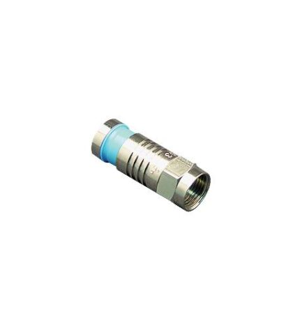 ICC RG6 Quad Shield F-Type Connectors 100 Pack