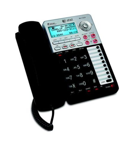 ATT 2-Line Corded Speakerphone with Caller ID & Speed Dial