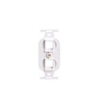 ICC White 2-Port Electrical Insert for Voice & Data - Image 2