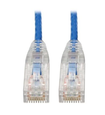 Tripplite S8N Slim Cat6 90 Degree Patch Cord for Racks