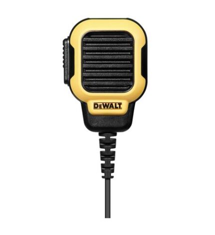 Dewalt Remote Speaker Microphone w/ PTT Button & 360° Clip