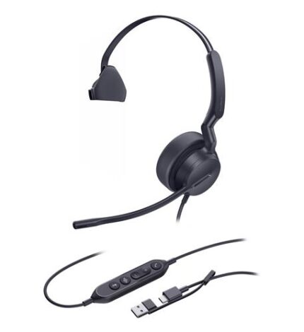 Yealink UH42 Mono UC USB-C/A Headset with AI Noise Cancel