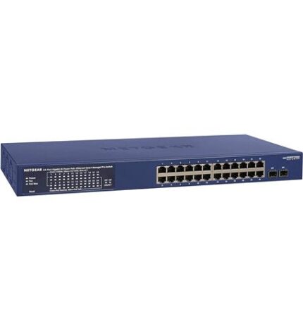NETGEAR 24-Port PoE+ Smart Gigabit Switch with Fiber Uplink