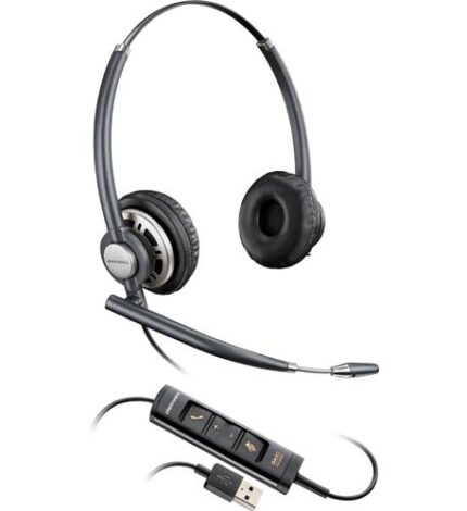 Plantronics PL-203478-01 Noise Cancelling USB Headset for Work