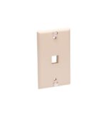 ICC Ivory 1-Port Flush Phone Wall Plate - Single Gang - Image 2