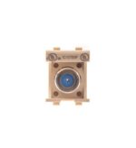 ICC Ivory 3GHz Nickel F-Type Keystone Jack, Blue Insert - Image 3