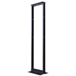 ICC 7ft 45RU Black Aluminum Network Equipment Rack