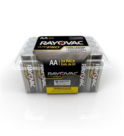 Rayovac AA Alkaline Batteries 24-Pack Reclosable Pack