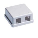 Wavenet SMB-2WH-S 2-Port White Surface Box for Cabling