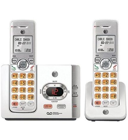 ATT 2-Handset Answering System w/ Caller ID & 22min Rec