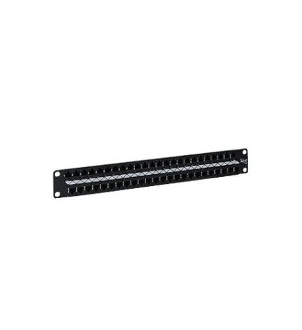 ICC Cat 6 Feedthru Patch Panel 48 Port for Network Systems