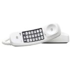AT&T 210 White Corded Trimline Phone with Speed Dial