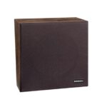 Bogen Walnut Wall Baffle Speaker 8" Cone w/ Volume Control