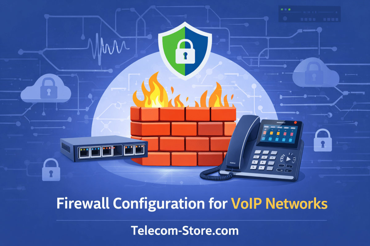 Network switch and firewall setup for small business VoIP