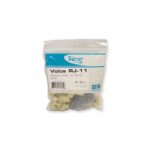 ICC IC1076VCIV Category 3 RJ-11 Voice Modular Connector Pack