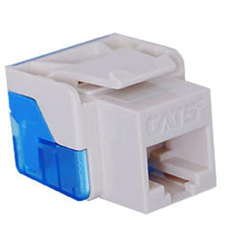 MODULE, CAT 5e, EZ, GRAY ICC CAT 5e EZ Gray Modular Connector, 8 Position - Image 1